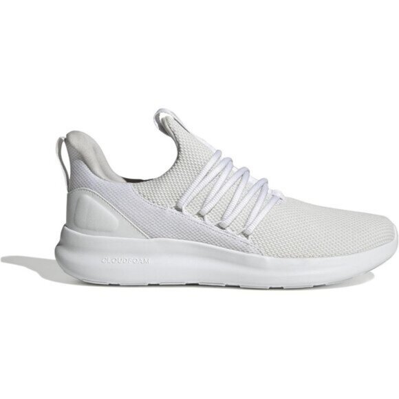 ⚡Adidas Mens White/Grey/White Imported Rubber Lite Racer Pull-On Shoes - Picture 8 of 8